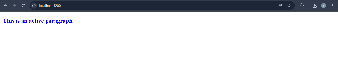 Angular Property Binding css class Output