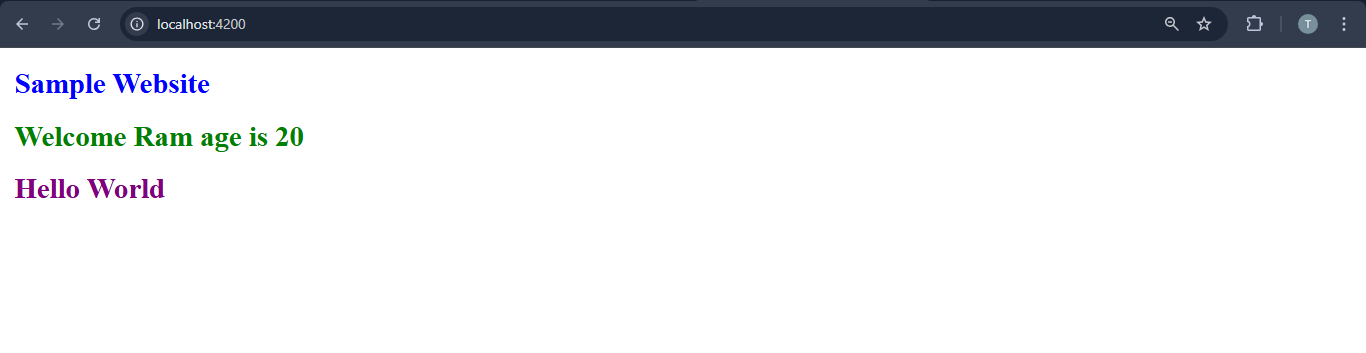 Angular Style Binding Output