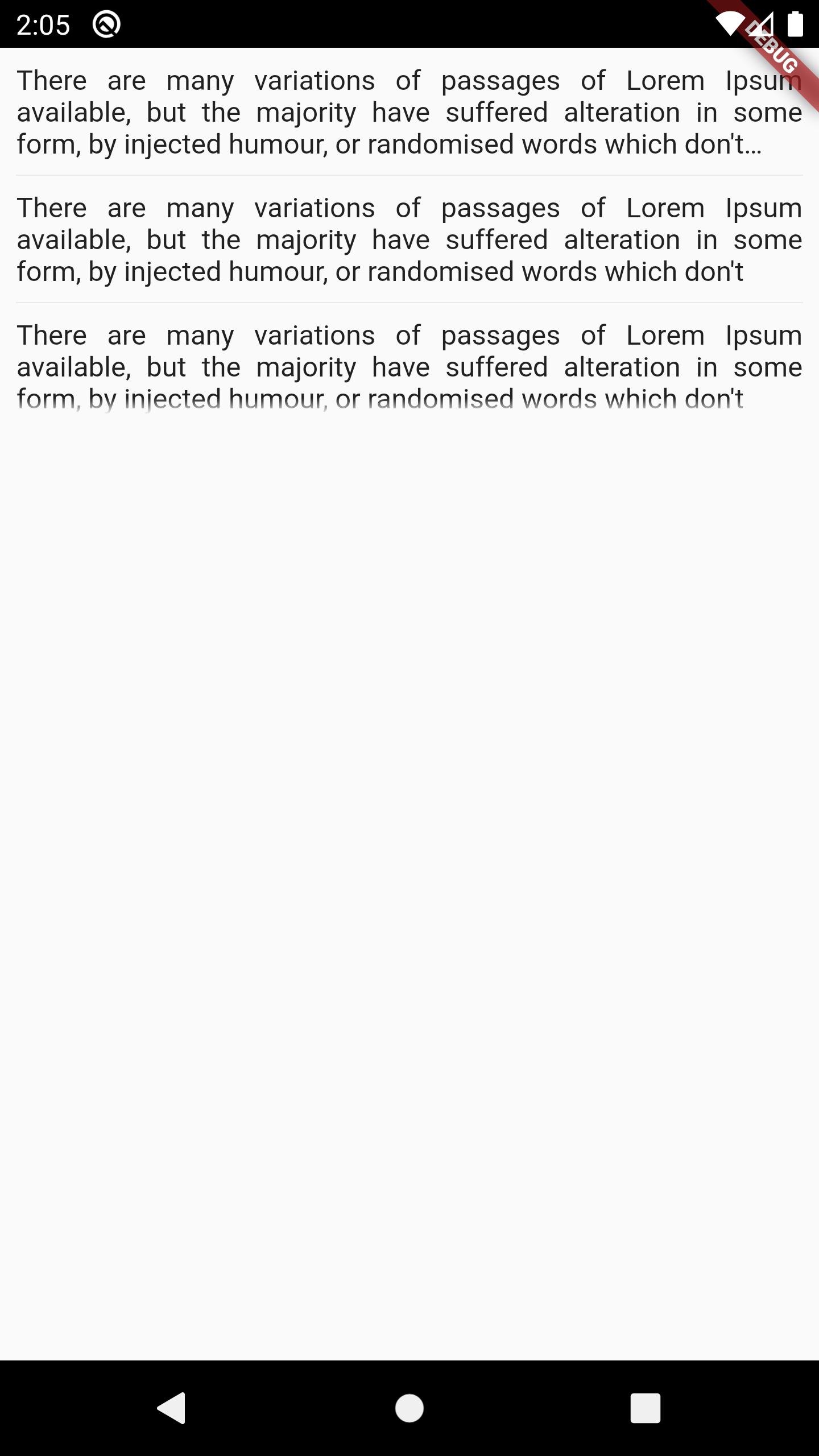 Overflow Text in Flutter